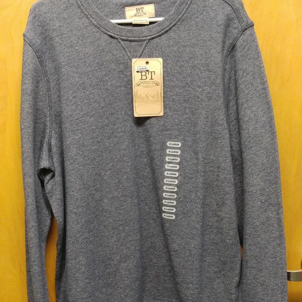 BT Supply Co. Men's  Pullover Sweater Eclipse